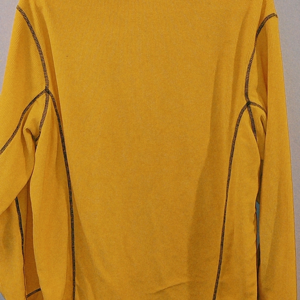 Yellow Half-Zip Pullover M Vail - image 4